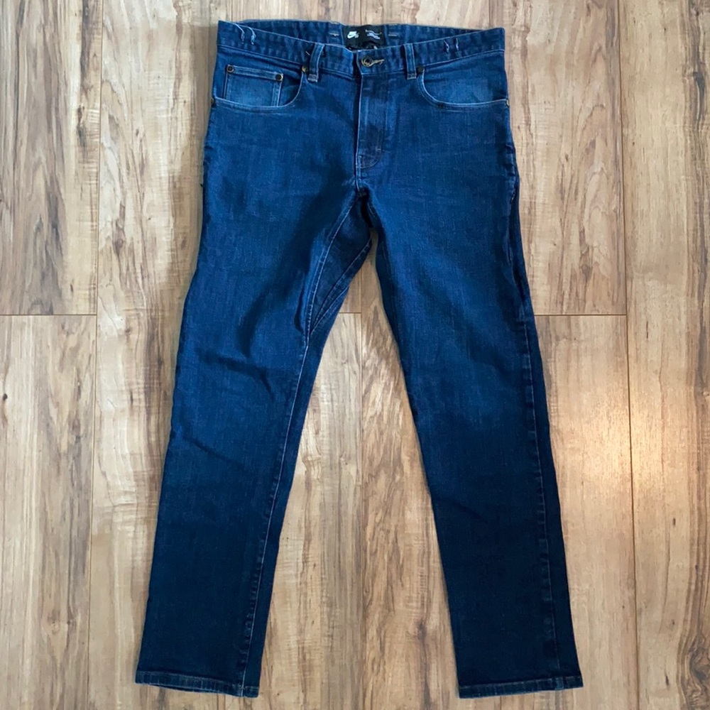 Nike SB skate jeans with side zipper vent